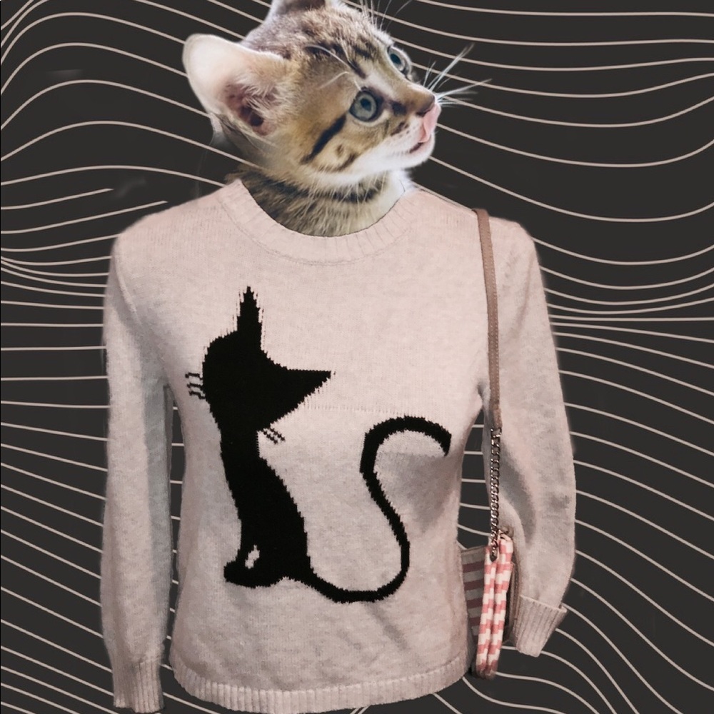 Cat sweater girls 8